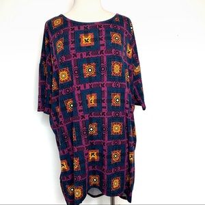 LuLaRoe pullover short sleeve tunic size L